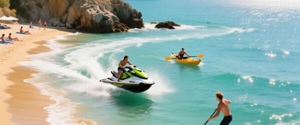 Катание на парашюте в Алуште, Крым